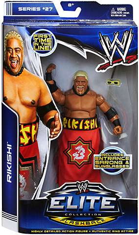 WWE Wrestling Series 27 Rikishi Action Figure [Entrance Sarong & Sunglasses]