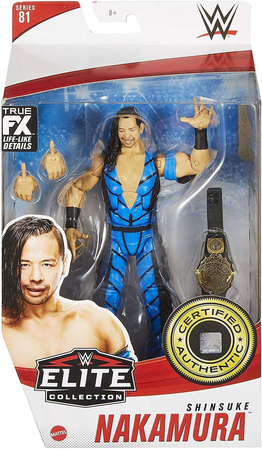 Shinsuke Nakamura (Blue Gear) WWE Toy Wrestling Action Figure by