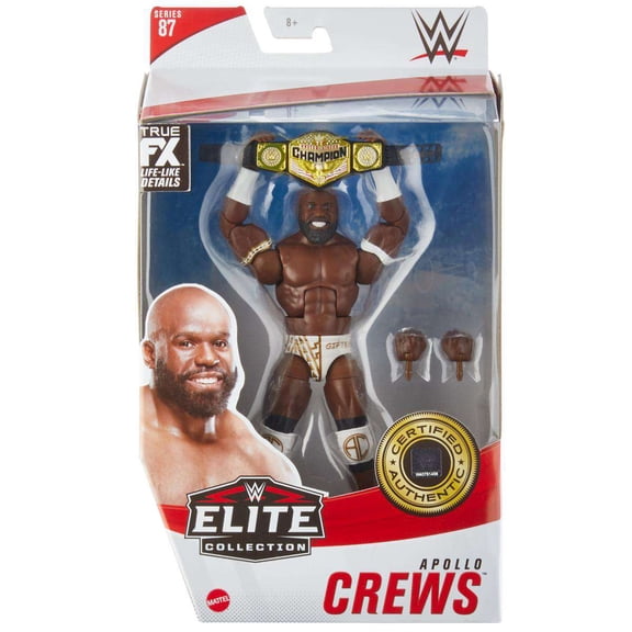 WWE Wrestling Series 87 Apollo Crews Action Figure (Chase White Gear)
