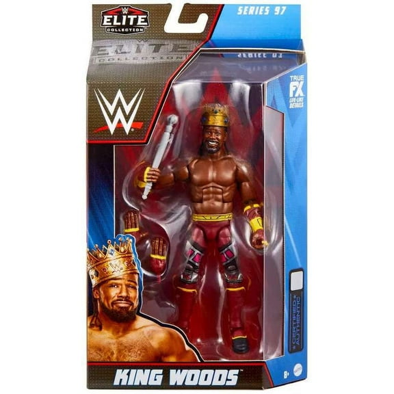 WWE Wrestling Series 97 Xavier Woods Action Figure (King Woods, Chase)
