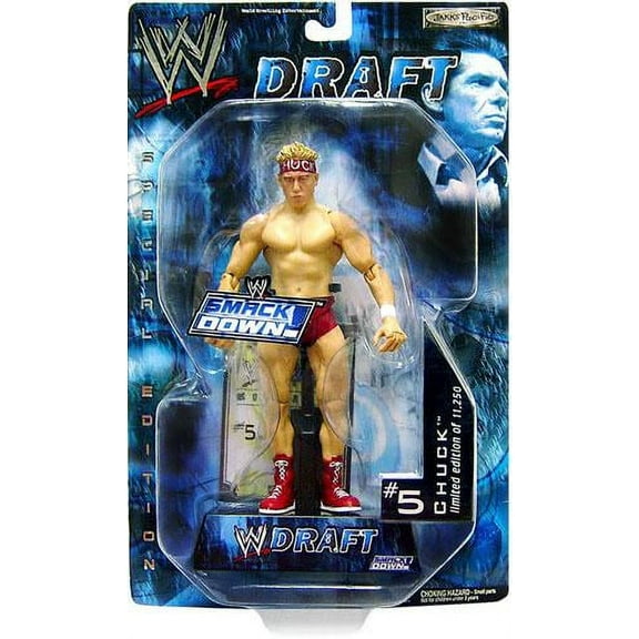 WWE Wrestling Smackdown Draft Chuck Action Figure