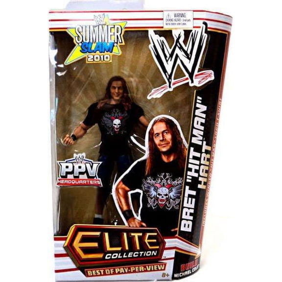WWE Wrestling Summer Slam 2010 Bret Hit Man Hart Action Figure