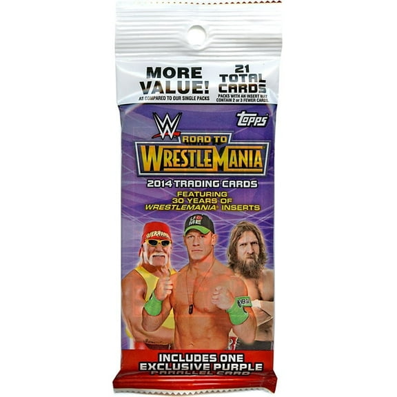 WWE Wrestling Topps 2014 Road to WrestleMania Trading Card RETAIL VALUE Pack