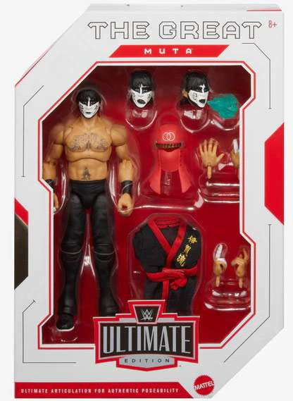 マテル WWE グレート・ムタ フィギュア Chase Variant WWE Wrestling Ultimate Edition The Great Muta Action Figure