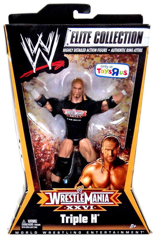 WWE Wrestling WrestleMania 26 Triple H Action Figure - Walmart.com