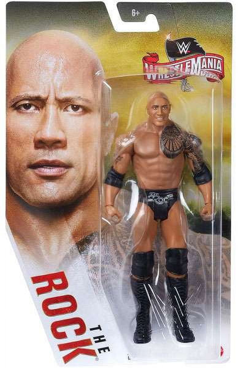 WWE Wrestling WrestleMania 36 The Rock Action Figure (No Packaging