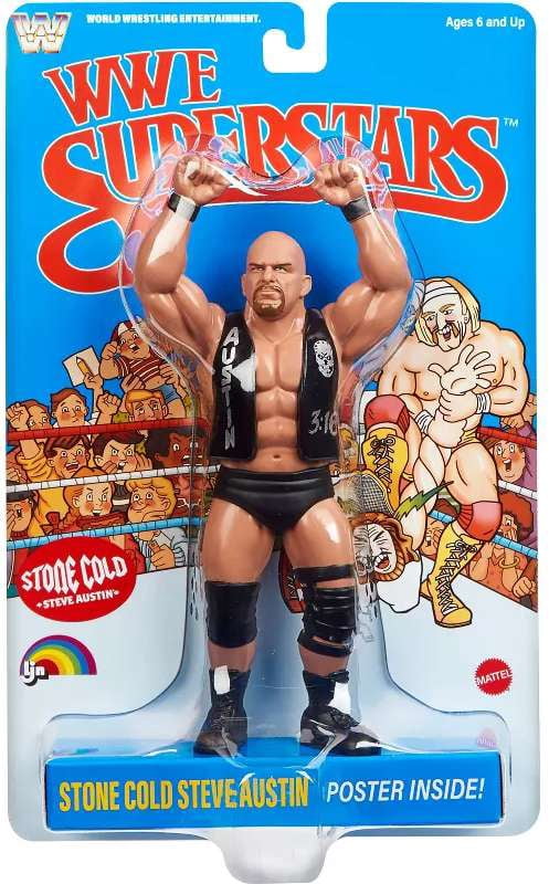 WWE Wrestling Wrestling Superstars Stone Cold Steve Austin Action Figure