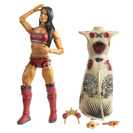 WWE Zelina Vega Elite Collection Action Figure, 6-in/15.24-cm Posable Collectible