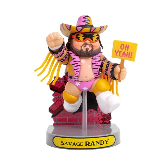 WWE x Garbage Pail Kids Savage Randy 4" Figure by The Loyal Subjects