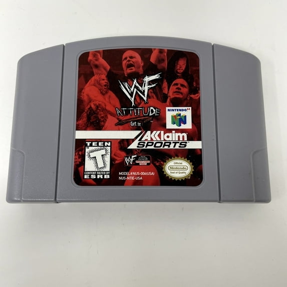WWF Attitude - N64 Game - US Version