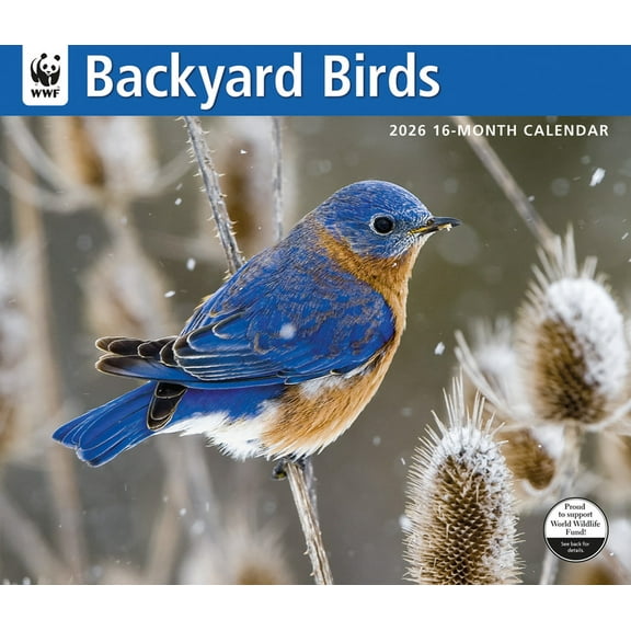 WWF Backyard Birds: 12x14 Deluxe Wall, (Paperback)