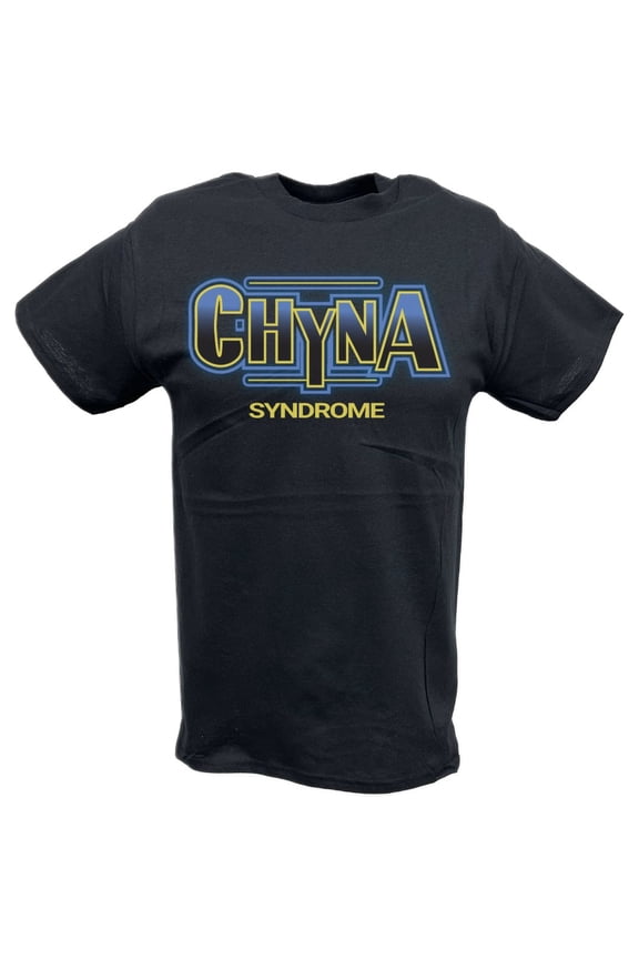 WWF Chyna Syndrome Mens Black T-shirt