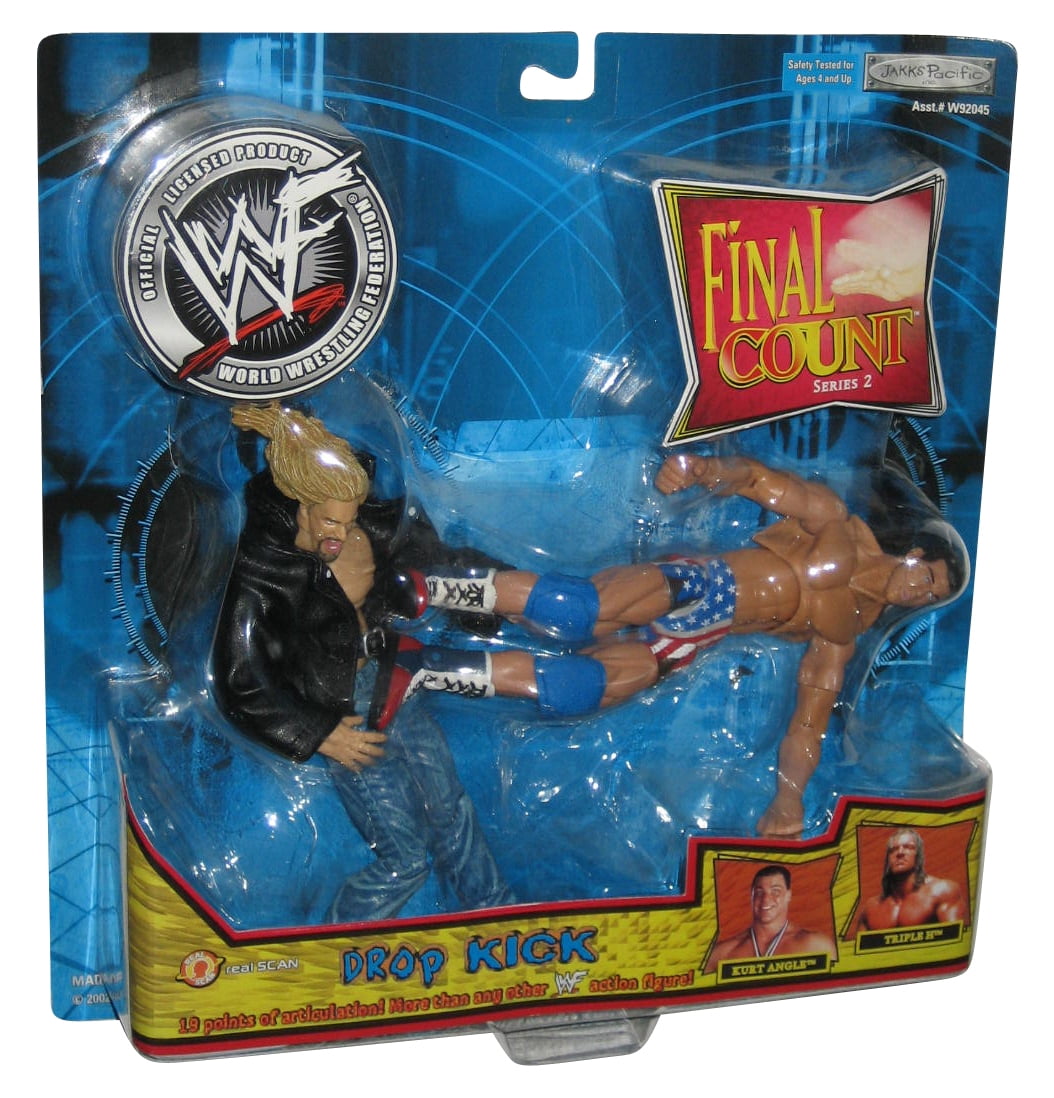 WWF Final Count Series 2 Kurt Angle & Triple H (2002) WWE
