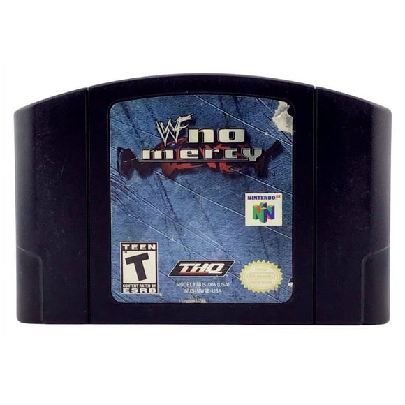 WWF No Mercy Nintendo 64 cassette has been tested in good condition-Brand New