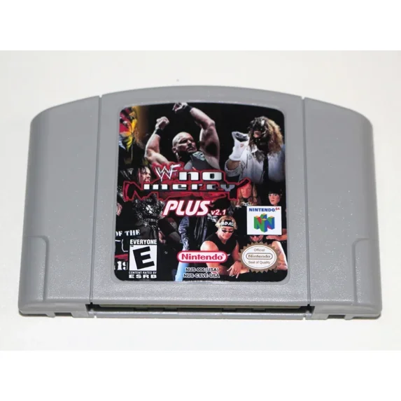 WWF No Mercy Plus V2.1 - N64 Game - US Version