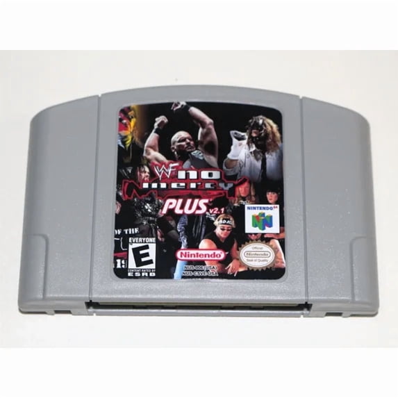 WWF No Mercy Plus V2.1 - N64 Game - US Version