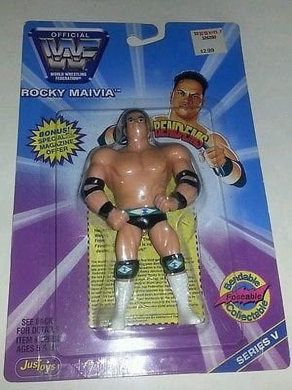 WWF The Rock Bend-Ems Series V 5 Just Toys Action Figure 1999