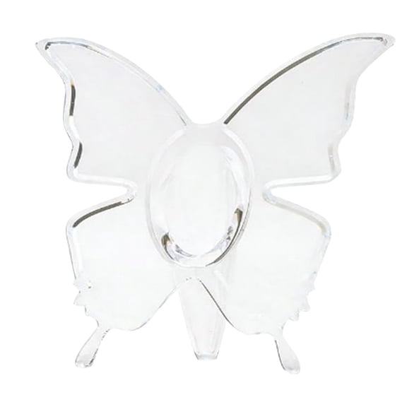 WWG Acrylic Butterfly Vase, Shatterproof Clear Flower Vase, 8.86 Inch Desktop Vase for Living Room Decor, Home Decor, Office Decor, Flowers, Wedding Decor, Includes 1 Vase