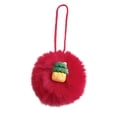 thumbnail image 1 of WWG Christmas Tree Ornaments, Festive Hanging Decorations with Resin Santa Claus, Snowman, Mini Tree and Cake Patterns, Soft Faux Polyester Ball with Hanging Cord, for Christmas Tree, Wreath, 1 of 7
