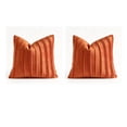thumbnail image 1 of WWG Decorative Pillow Cover, 18x18 Pillow Cover with Handmade 3D Pleated Stitching, Soft Velvet Polyester Fabric, Breathable and Light Blocking, for Sofa Couch Living Room Bedroom Decor, 1 of 7
