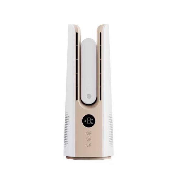 WWG Leafless Cool Fan Humidifier, 3 Phase Brushless Motor Low Noise Tower Fan, 8 Channel Air Duct, 9 Speed Intelligent Adjustable Wind, Strong Circulating Airflow for Bedroom Office Home