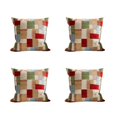 thumbnail image 1 of WWG Puzzle Block Pillow Cover, Decorative Throw Pillow Covers 18x18, Breathable Fade Resistant Fabric, Hidden Zipper Closure, Machine Washable, for Living Room Bedroom, 1 of 7