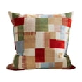 thumbnail image 1 of WWG Puzzle Block Pillow Cover, Decorative Throw Pillow Covers 18x18, Breathable Fade Resistant Fabric, Hidden Zipper Closure, Machine Washable, for Living Room Bedroom, 1 of 7