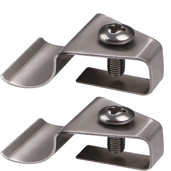 WWG Stainless Steel Vinyl Siding Hooks for Outdoor Cameras, No Drill Installation, Holds Up to 18 lbs, for Hanging String Lights Wreaths Decorations Plants, 2 Pack