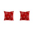 thumbnail image 1 of WWG Velvet Christmas Pillow Cover 18x18, Decorative Throw Pillow Case with Rhinestone Beaded Pattern, Hidden Zipper, Washable, for Sofa Couch Bed Living Room Couch, 1 of 6