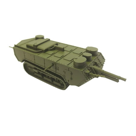 WWI Giant Tank Mark Type Tank 1100 Scale Military Model French St. Chaumont Tank Early Type Alloy Tank Model TAPDRA Spare Part