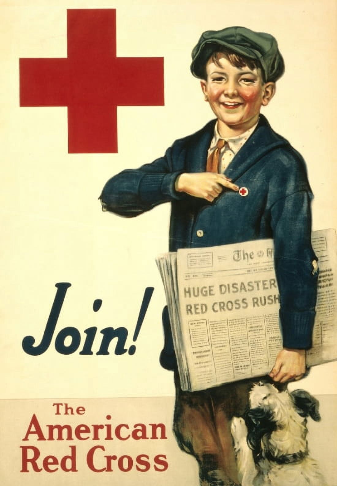 WWI Join The American Red Cross Canvas Art -  (18 x 24)
