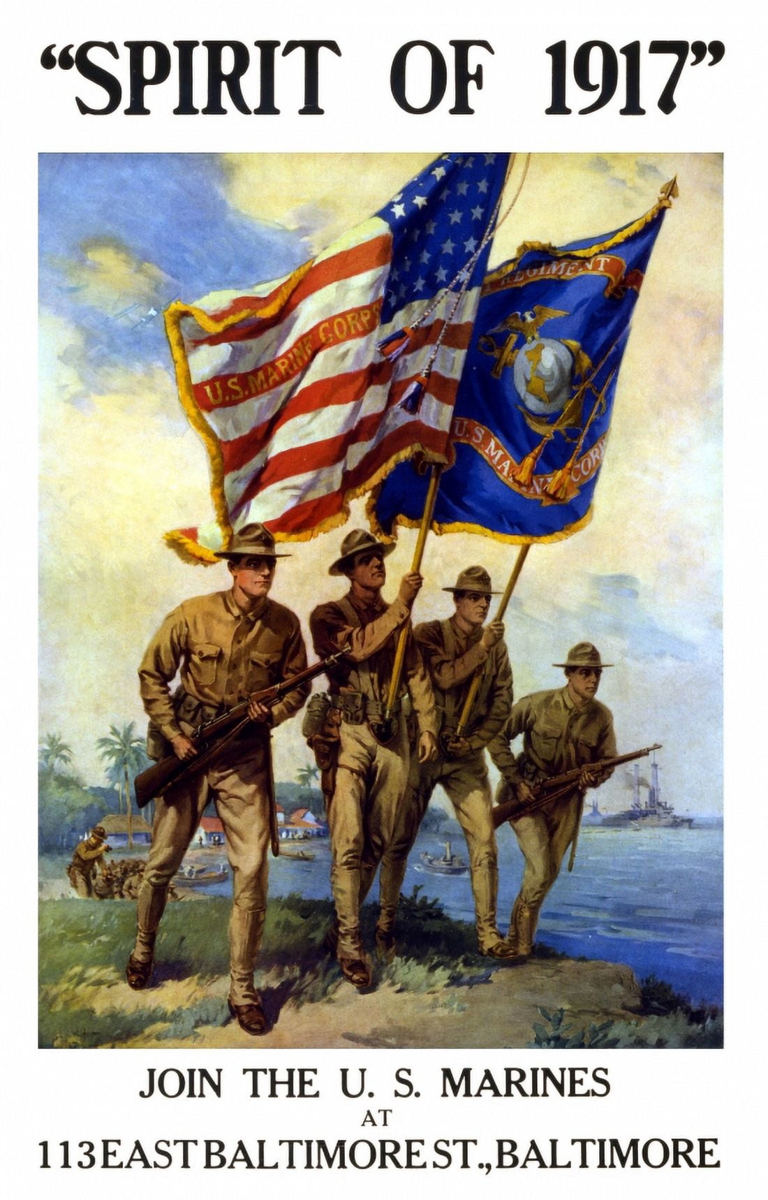 WWI Spirit Of 1917 Canvas Art - (36 x 54)