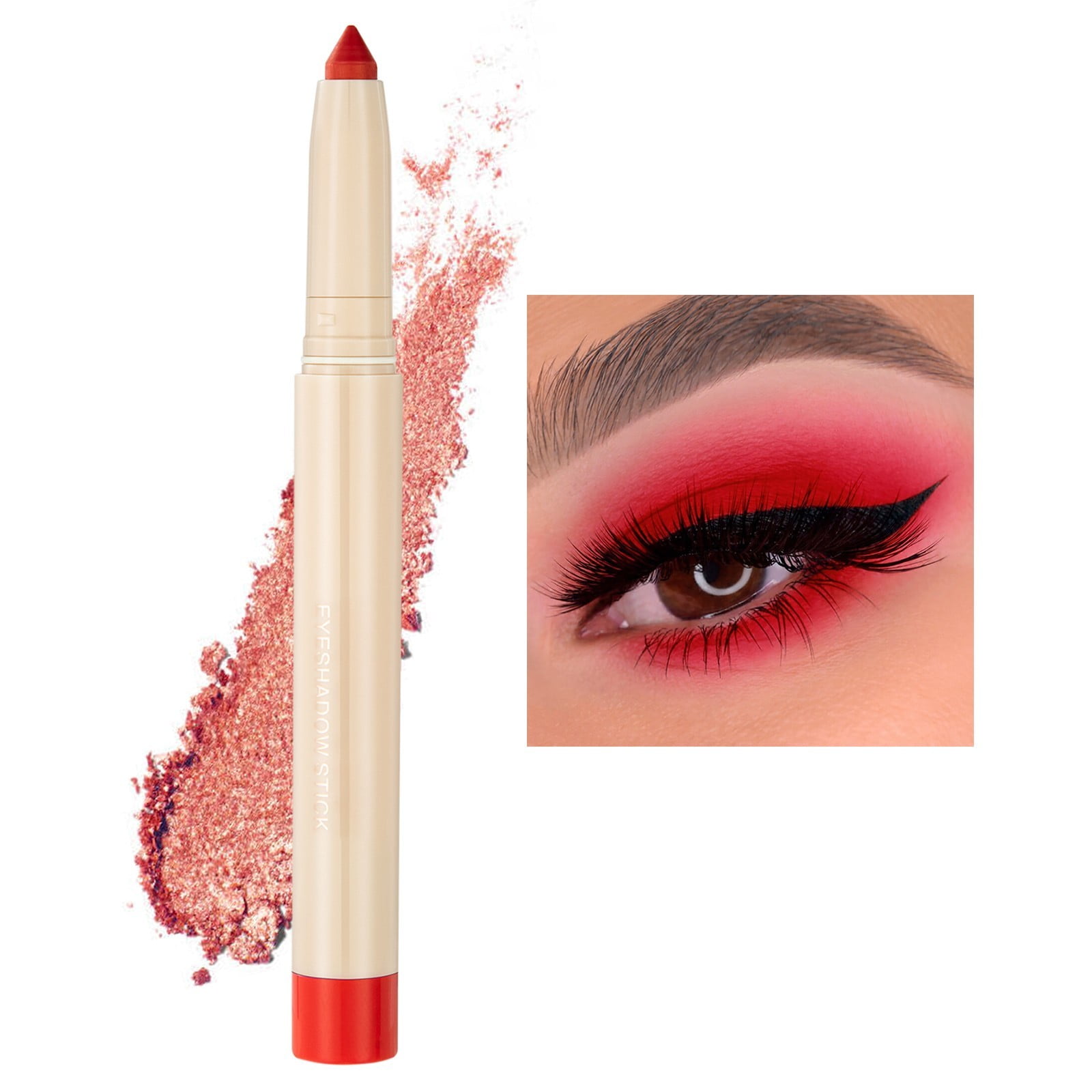 Pack of Makeup Asian Makeup Eye Shadow Applicator Subtle Beauty Stack Eye Pencil Rainbow Cat Eye Organic Makeup Makeup for Eyes Mini Make up Guard 101 Eye Color Changing It Raincoat