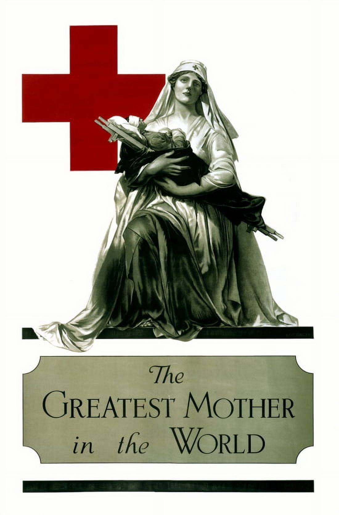 WWI The Greatest Mother In The World A E Foringer Canvas Art - (24 x 36)