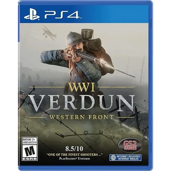 WWI: Verdun - Western Front - Brand New Factory Sealed - Sony PlayStation 4