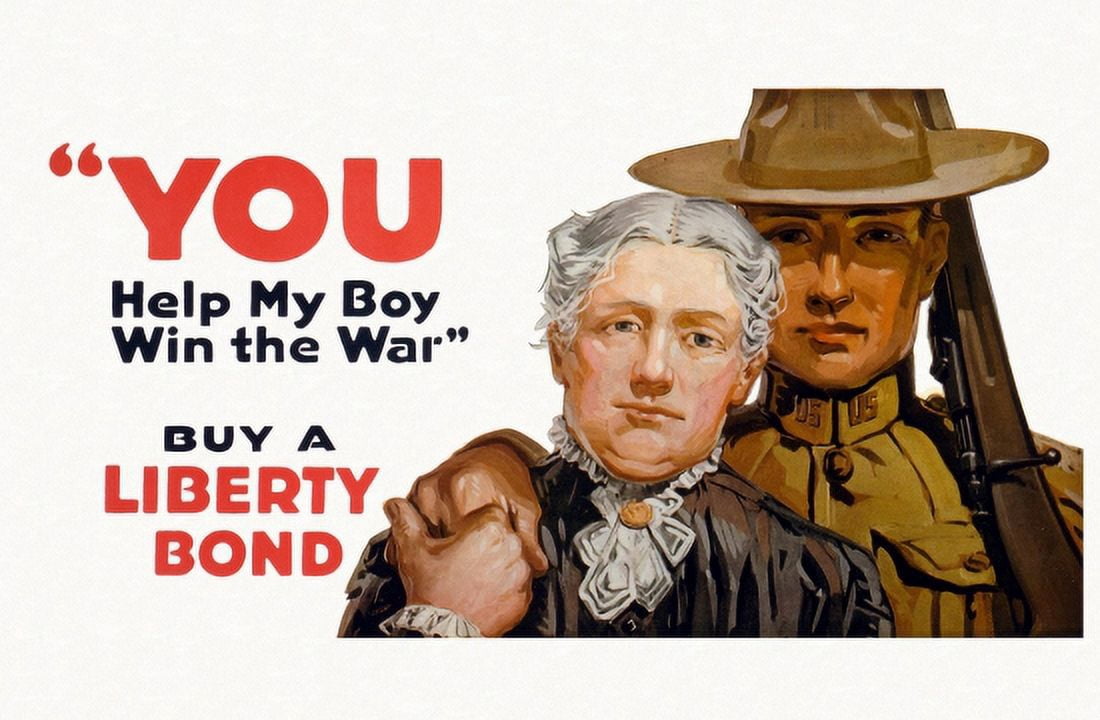WWI You Help My Boy Win The War Buy A Liberty Bond Canvas Art - (18 x 24)