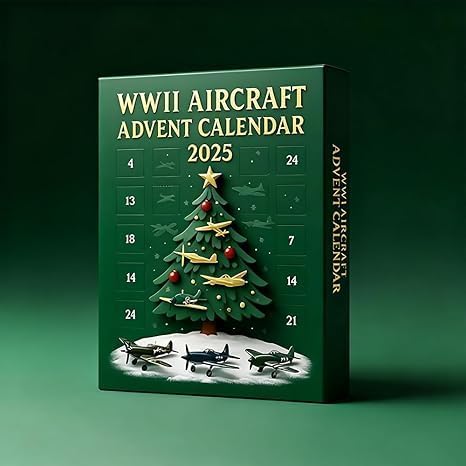 Calendrier De L'Avent Avions WWII 2025 - 24 Modèles Miniatures D'Avions De Guerre Historiques, Pour Collectionneurs - 12