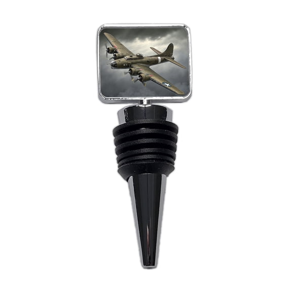 WWII B-17 Flying Fortress Heavy Bomber US Air Force Wine Bottle Stopper Cap Plug