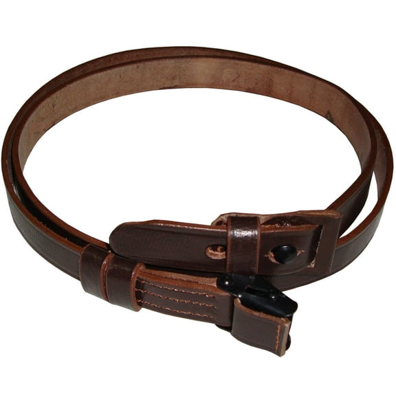 WWII German Army Heer Waffen K98 98K Leather Rifle Carry Sling - Reproduction