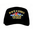 thumbnail image 1 of WWII Korea, Vietnam Veteran with Ribbons Ball Cap, 1 of 1