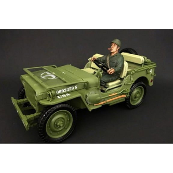 WWII US ARMY Soldier #4, American Diorama 77413 - 1/18 Scale Hand Painted Figure