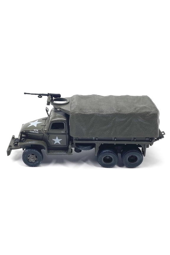 WWII US Army GMC CCKW 353 Truck Model 1/72 Scale Detailed Replica for Desktop Display and Collection