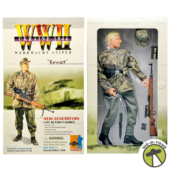 WWII Ukraine 1944 Wehrmacht German Germany Sniper Ernst Action Figure Dragon