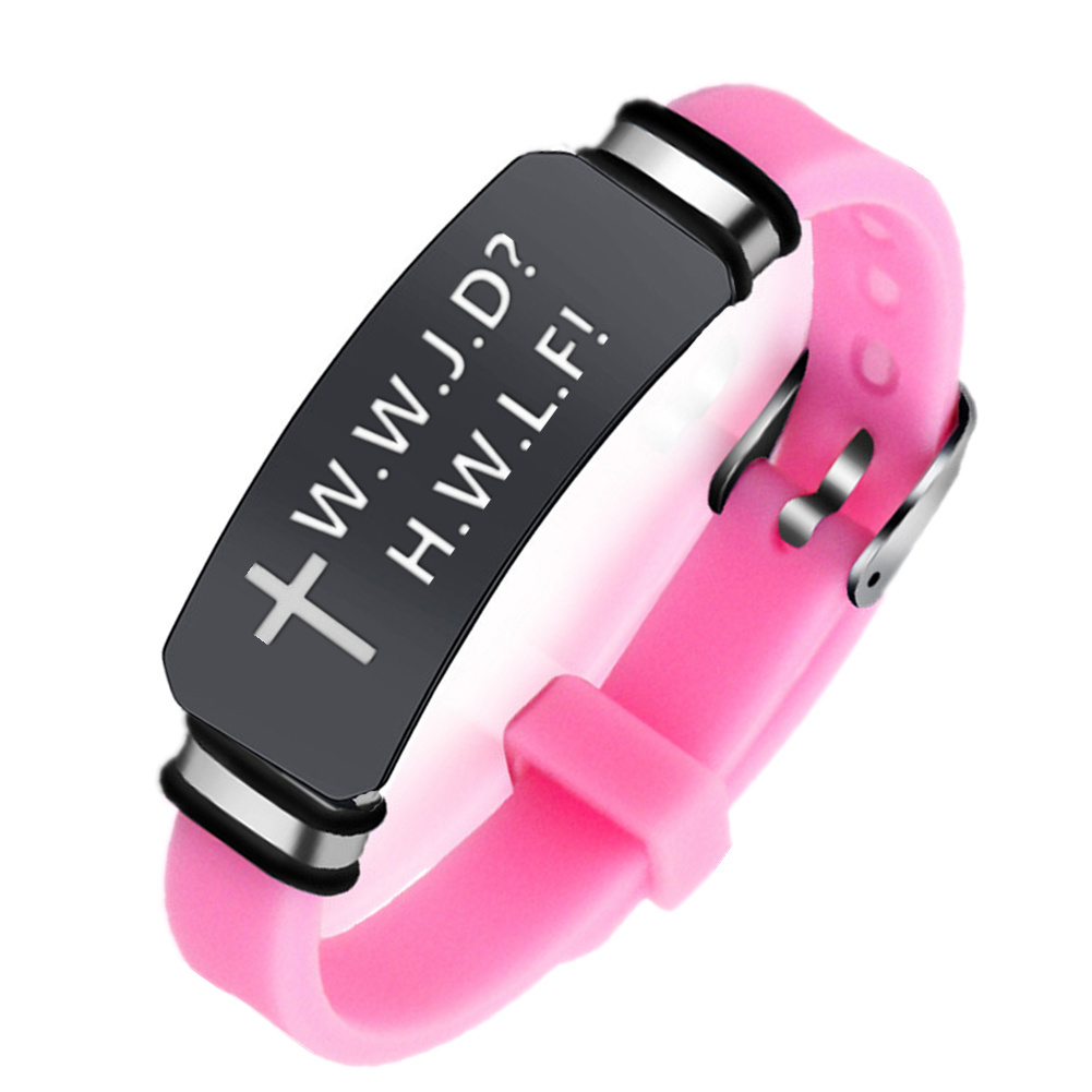 WWJD What Would Jesus Do Christian Faith Silicone Bracelet, HWLF He ...