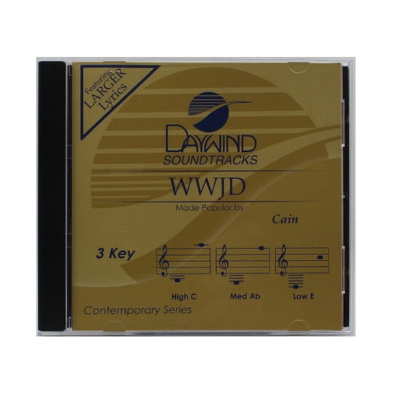 WWJD Made Popular by Cain NEW CD Accompaniment