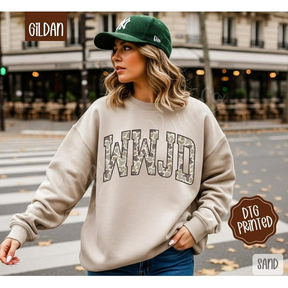 WWJD Sweatshirt for Women, Christian Crewneck, Religious for Her, Walk Like Jesus, Bible Verse Sweater, Trendy Faith Graphic Tee All Size S-5Xl