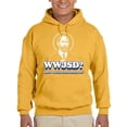 thumbnail image 1 of WWJSD Bold Statement Apparel Hoodie Men's, 1 of 4