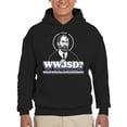 thumbnail image 1 of WWJSD Bold Statement Apparel Hoodie Men's, 1 of 4
