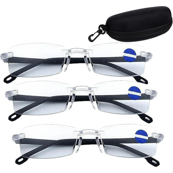 Texwix Flexcamo Auto Focus Glasses, Anti Blue Light Optics Glasses – Automatic Zoom Reading Eyeglasses Vision