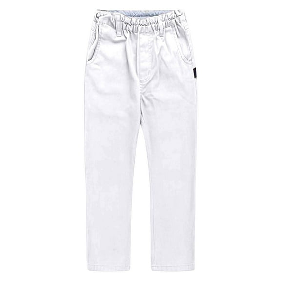 Generic Boys Dress Pants School Uniform for Boys Straight Leg Dress Chino Trousers Kids Casual formal Academic Style 6-7 Years